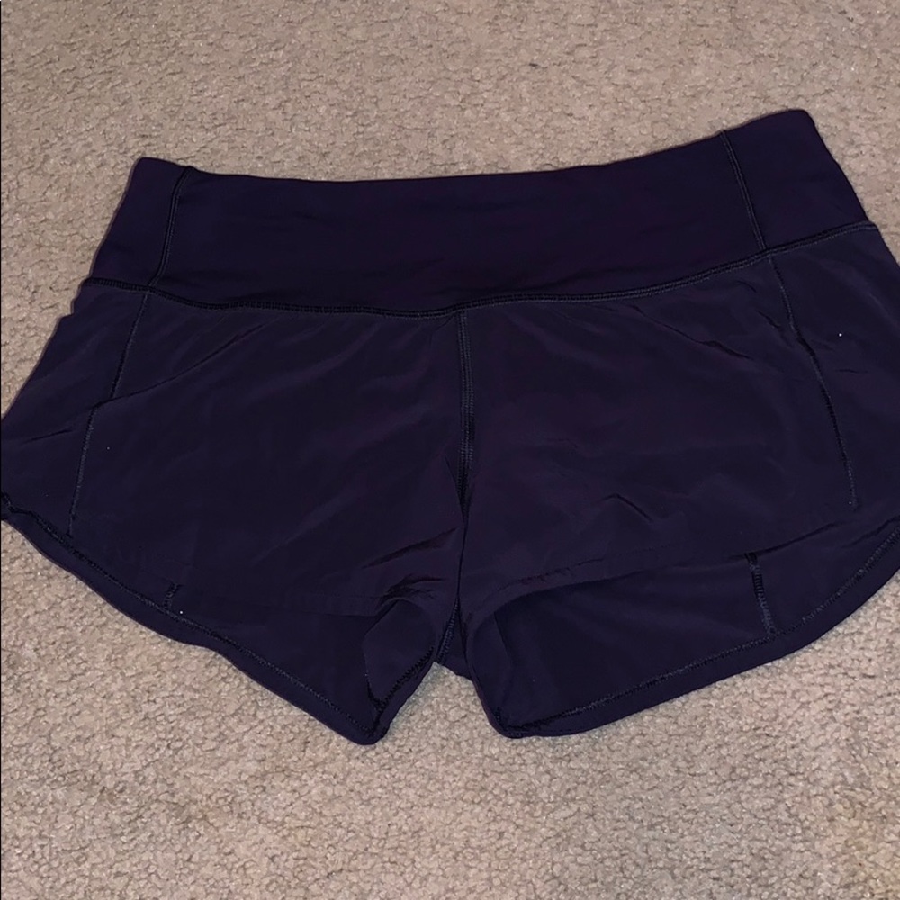 Dark Purple Size 2 Lululemon Shorts